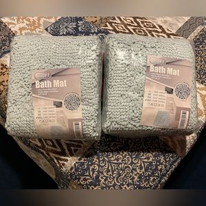2 Spa Blue Bathmats
